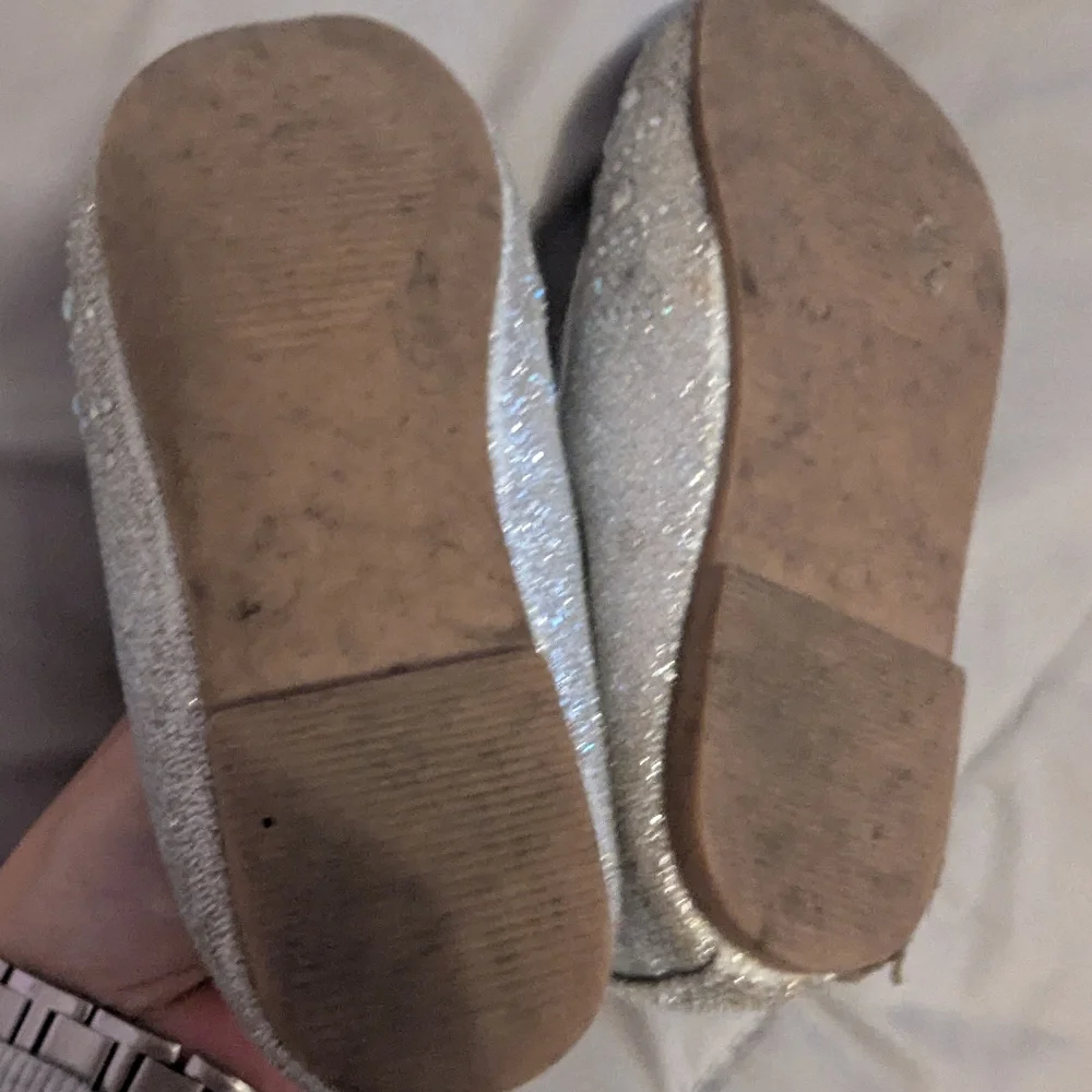 Sparkling Silver Kids Dress Shoes